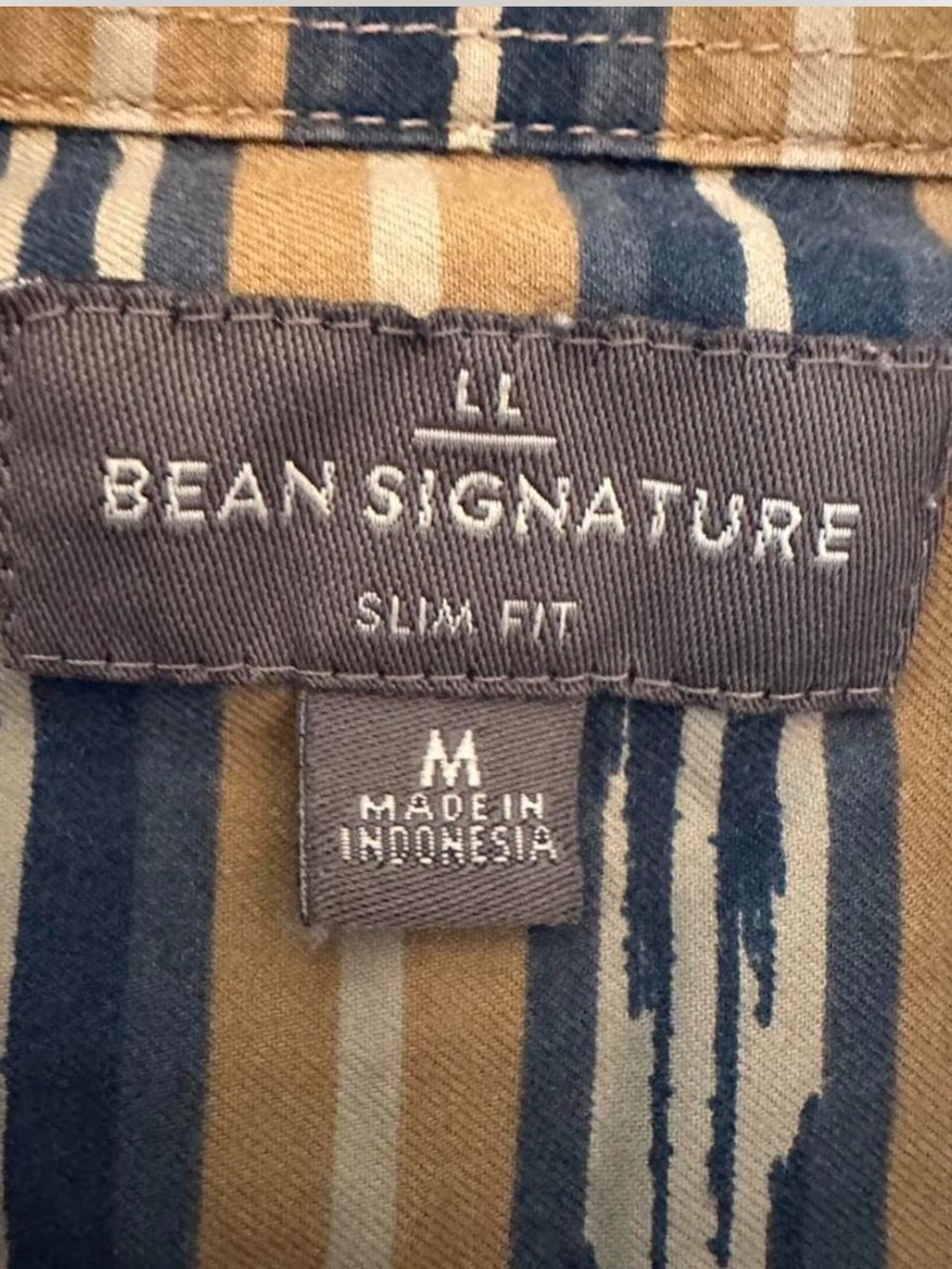 L.L. Bean Signature Southwestern Ikat Shirt Oversized Boyfriend Fit (Men’s M) - Picture 5 of 8